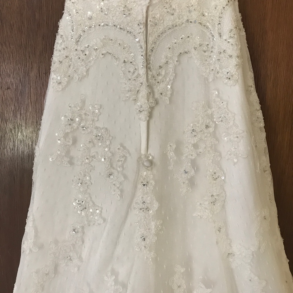 Casablanca wedding gown 1914 MAKE ANY OFFER - Picture 4 of 8